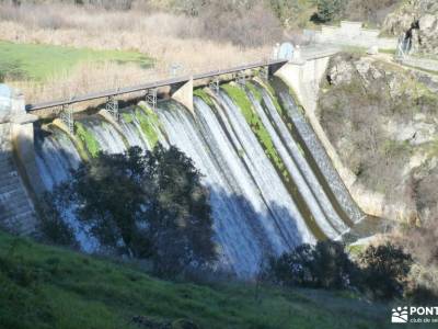 Cañón Río Aulencia-Embalse de Valmenor; cruce de caminos edad media que llevar en una mochila de sen